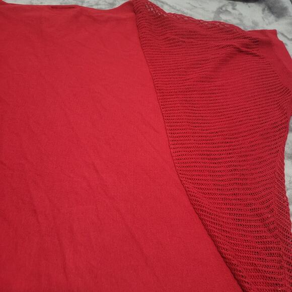 USED Lane Bryant  Plus Size Blouse  22/24 Sweater Knit Short Sleave Top - Picture 12 of 16